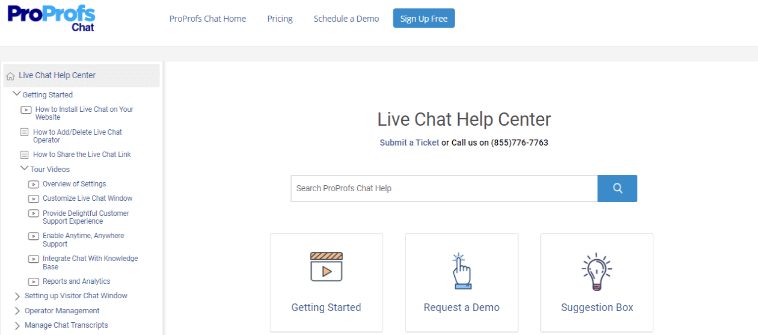 Create a help center to build customer trust