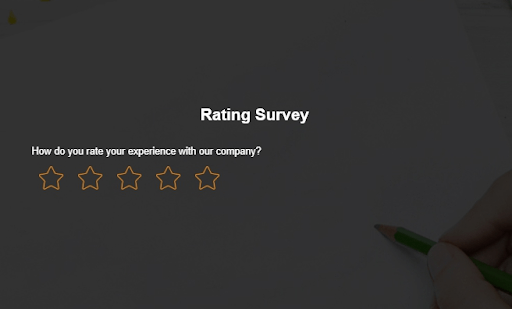 Customer feedback survey