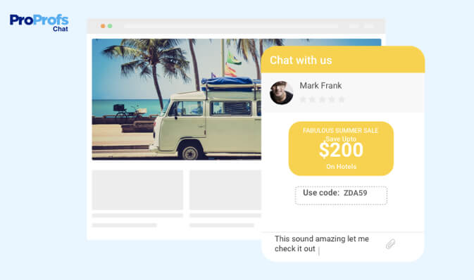 Win back customers with live chat