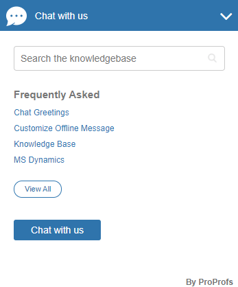 Integrate Knowledge Base to Live Chat
