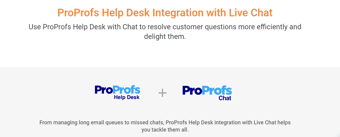 Never miss chat during holidays using live chat and help desk integration