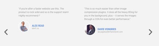 website testimonials