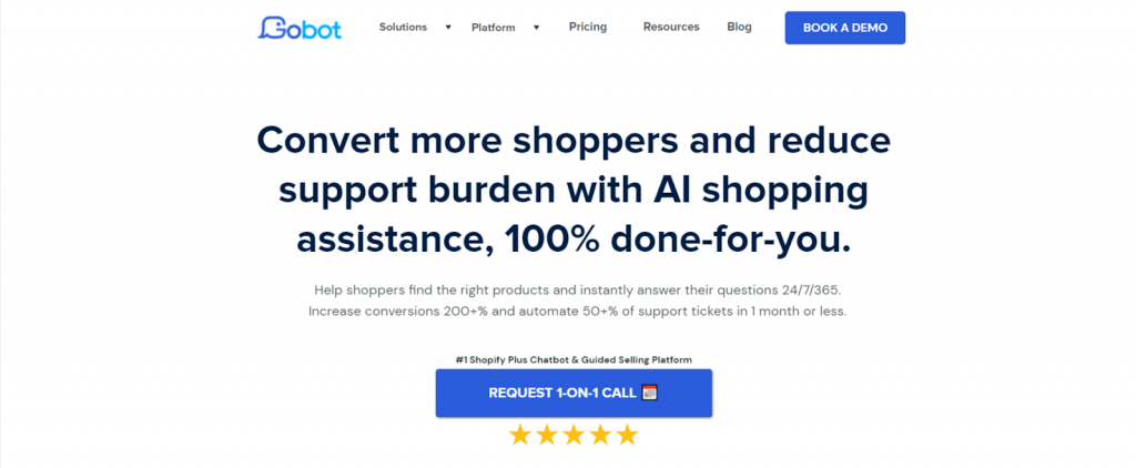GoBot boost conversions for your Shopify store