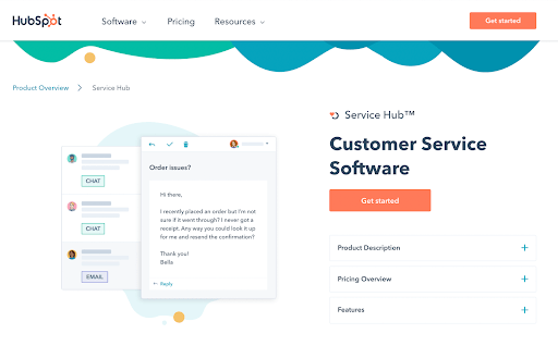 hubspot customer service software