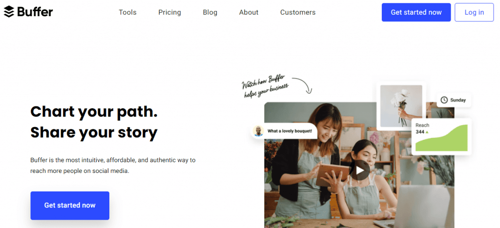 Buffer is the most popular SaaS tool for managing your brand’s social media presence.