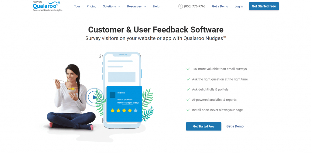 qualaroo customer feedback tool