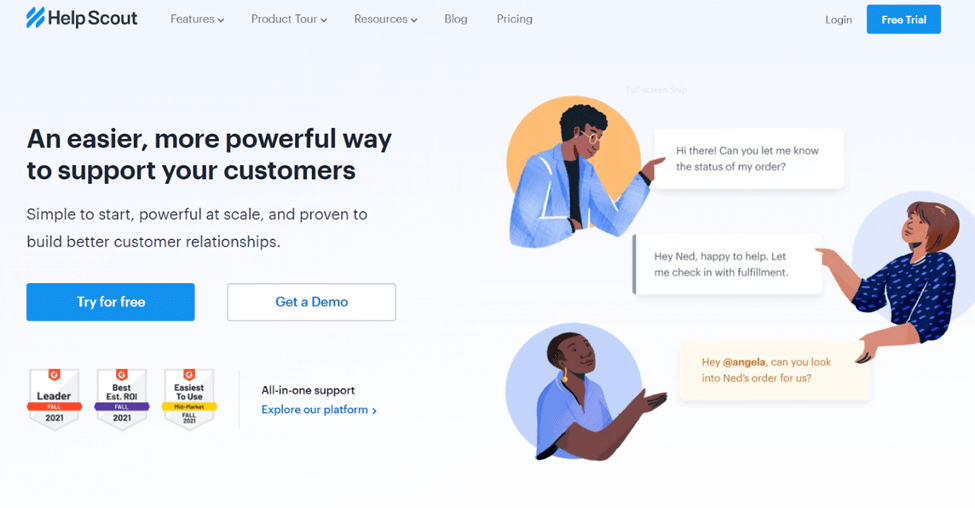 Help Scout is an online customer support software