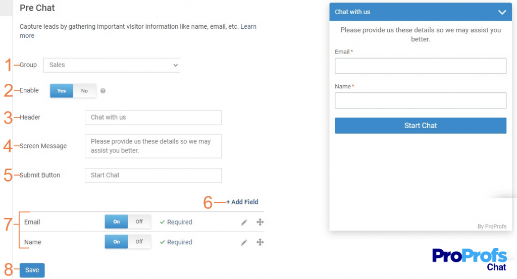 connect customer with right operator using proprofs chat routing features