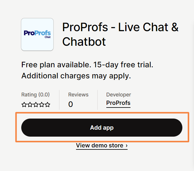 Shopify Live Chat Integration Step 