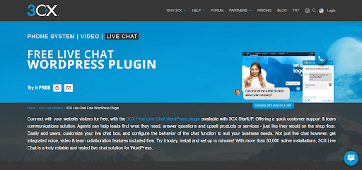 WP Live Chat by 3CX