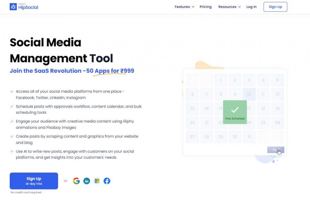 Social media management tool