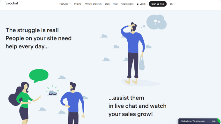 Jivochat communication platform