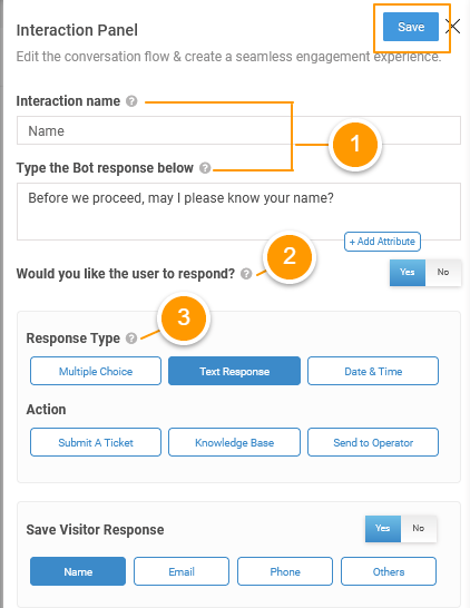 Interaction Panel