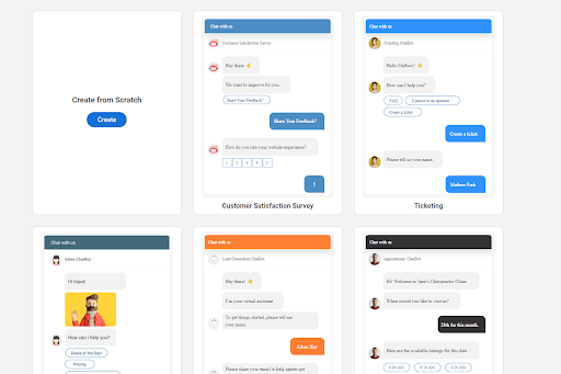 chatbot templates