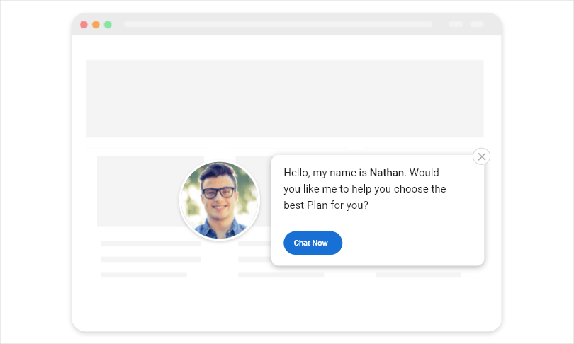 Automated Greetings by a Chatbot