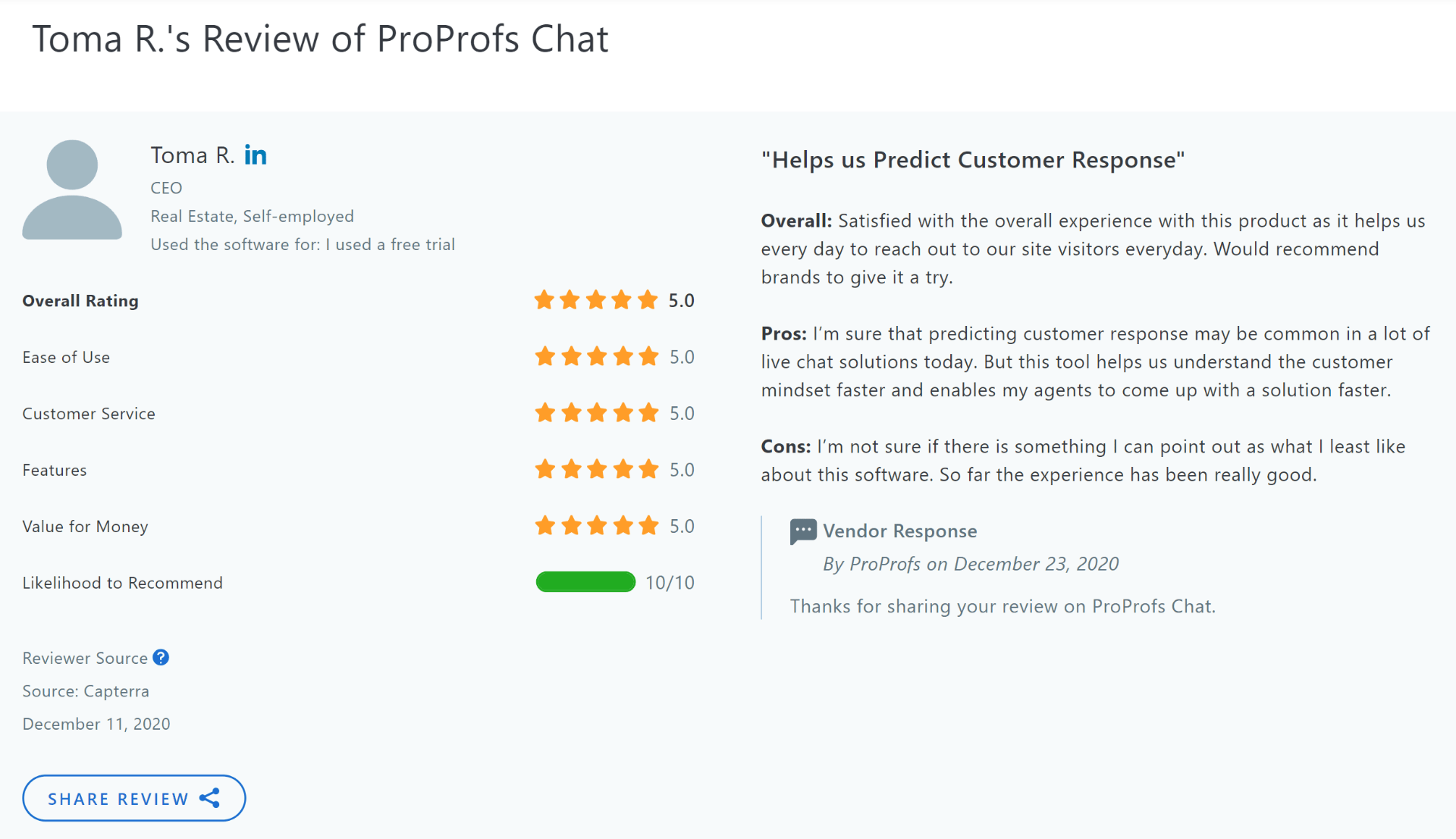 User Reviews & Feedback