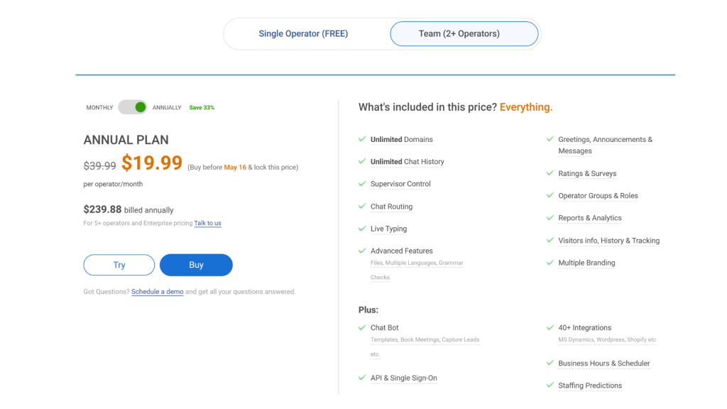 ProProfs-Livechat-Pricing