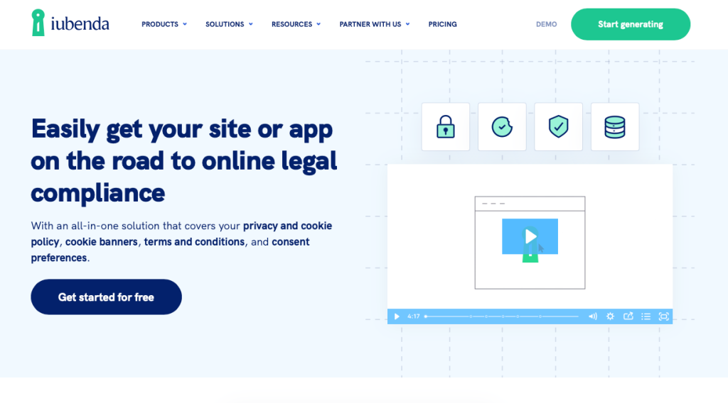 iubenda screenshot