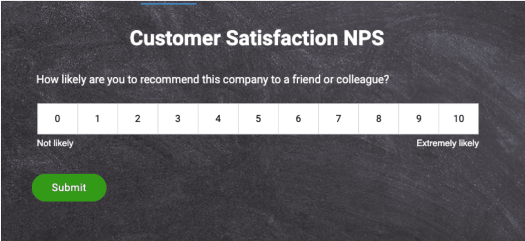 NPS survey