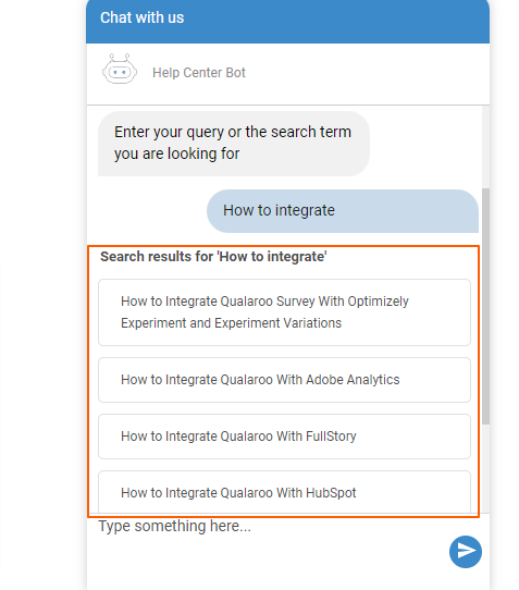 knowledge base chatbot preview