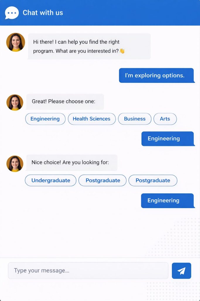 Faster Admissions Response