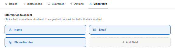 Capture Leads Without Friction with Visitor Info