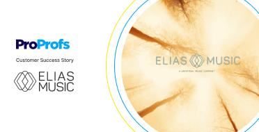 Elias Music enabled 24/7 support for their fans & automated lead gen with ProProfs Chat.
