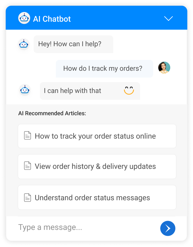 AI article recommendations