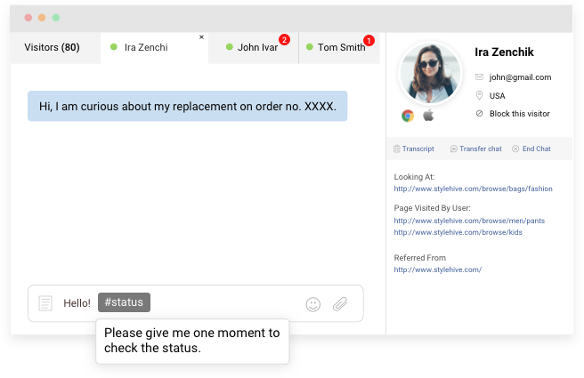 Live Chat Canned Responses | Canned Responses for Live Chat | ProProfs