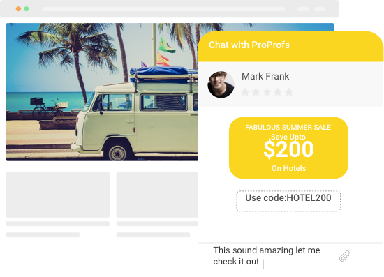 chat greeting message