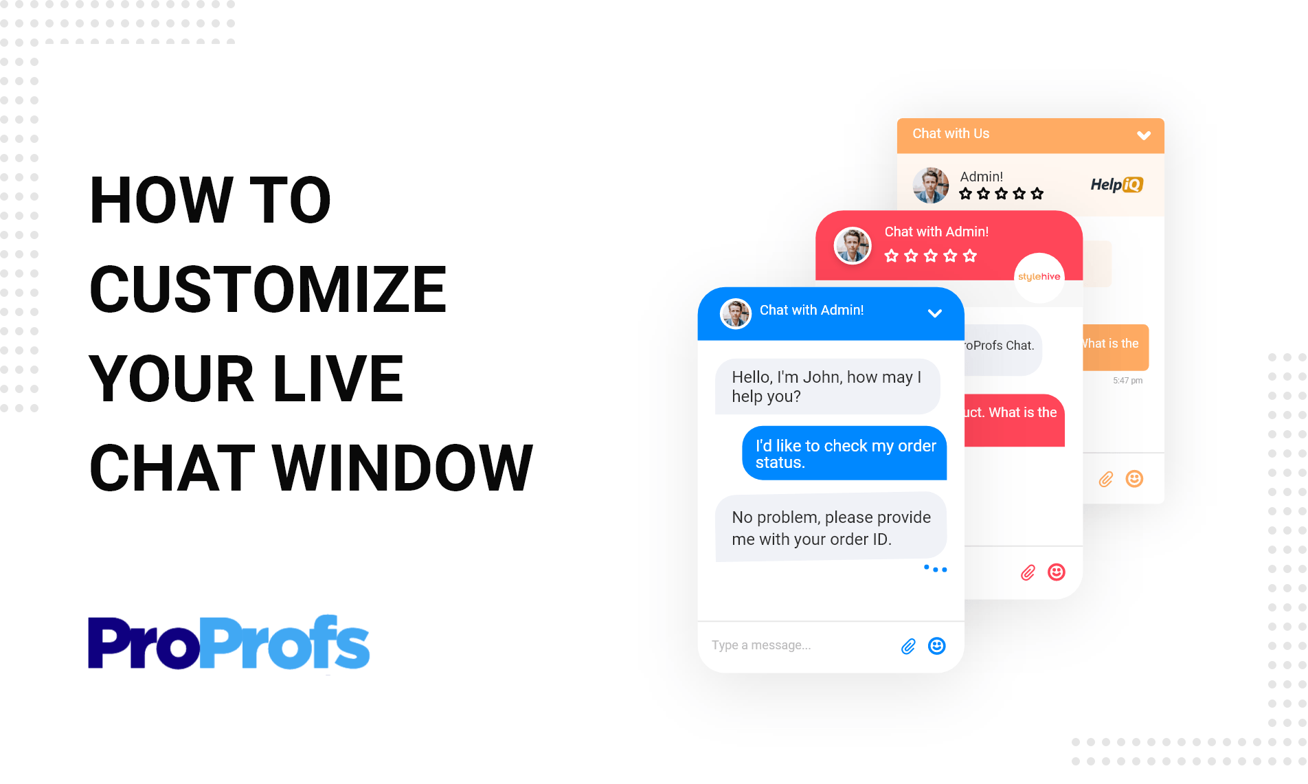 Live Chat Window Customization