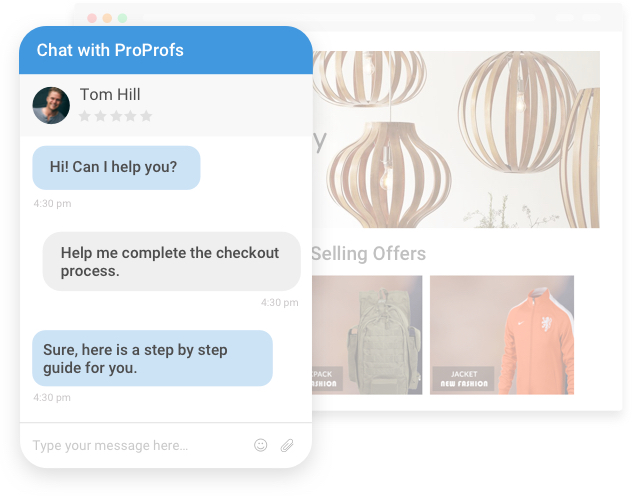 proactive chat invitation