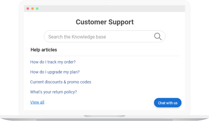 Add self-help articles