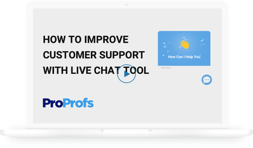 Live chat popup- ProProfs Chat
