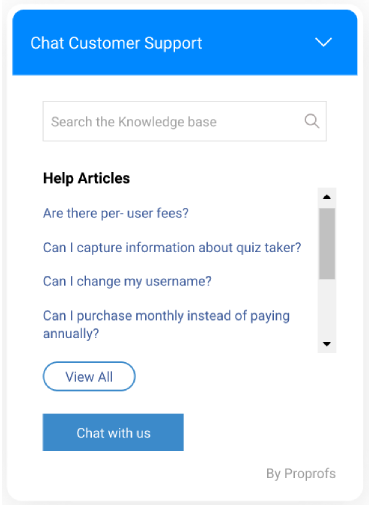 Scale Support With Knowledge Base