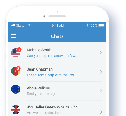 chat application for mobile